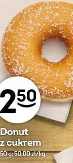 Donut z cukrem