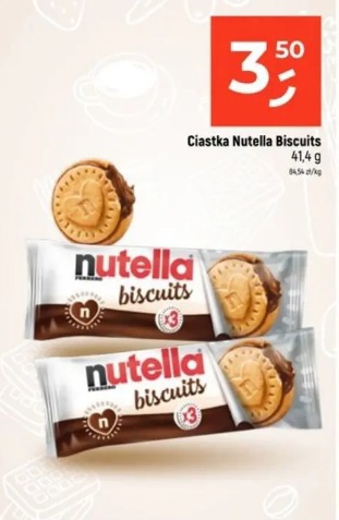 Ciastka Nutella Biscuits
