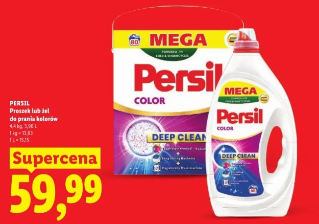 Persil Proszek lub żel do prania kolorów