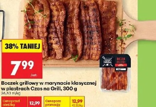 Boczek grillowy w marynacie klasycznej w plastrach Czas na Grill