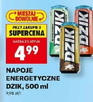 Napoje energetyczne Dzik