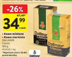 Kawa mielona Dallmayr Classic