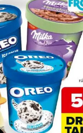 Lody Milka, Oreo