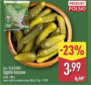 All Seasons Ogórki kiszone