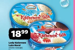 Lody Kolorowe Lato Koral