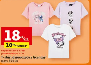 T-shirt dziewczęcy z licencją INEXTENSO