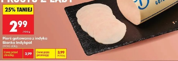 Pierś gotowana z indyka Bianka Indykpol