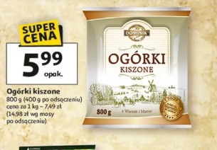 Ogórki kiszone Dominik