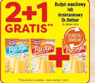 Budyń waniliowy lub śmietankowy Dr.Oetker