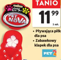 Zabawkowy klapek dla psa PET NOVA