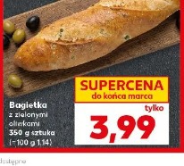 Bagietka z czarnymi oliwkami