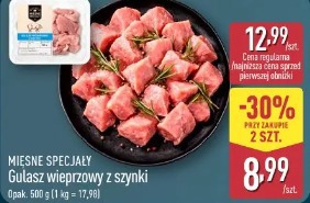 Mięsne Specjały Gulasz wieprzowy z szynki