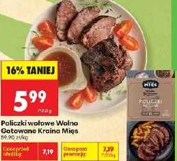 Policzki wołowe Wolno Gotowane Kraina Mięs