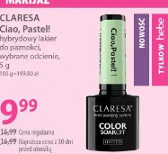Claresa Ciao, Pastel! hybrydowy lakier do paznokci, wybrane odcienie