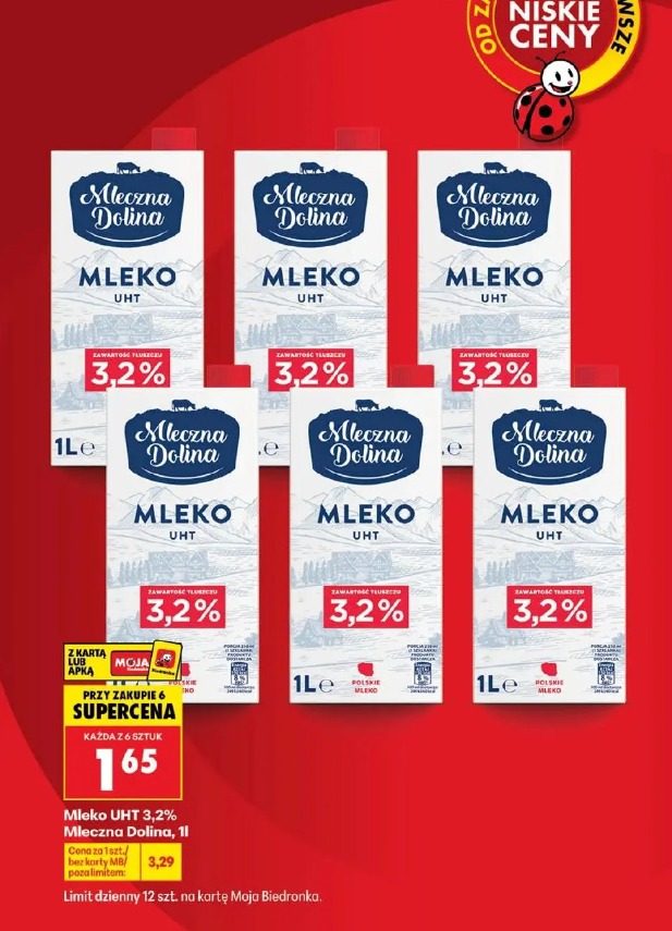 Mleko UHT 3,2% Mleczna Dolina