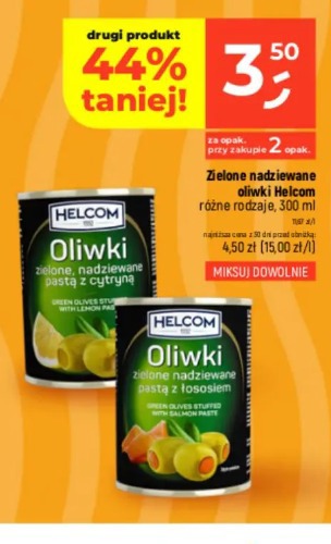 Zielone nadziewane oliwki Helcom