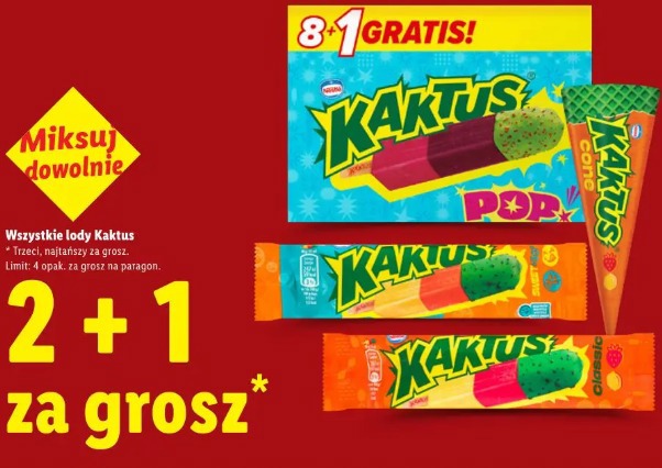 Wszystkie lody Kaktus