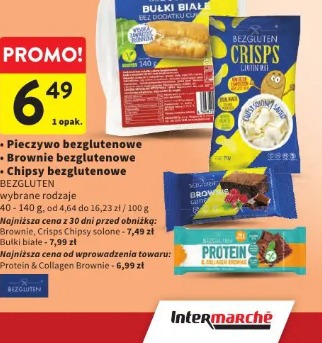 Pieczywo bezglutenowe, Brownie bezglutenowe, Chipsy bezglutenowe Bezgluten