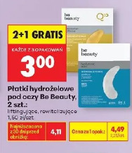 Płatki hydrożelowe pod oczy Be Beauty
