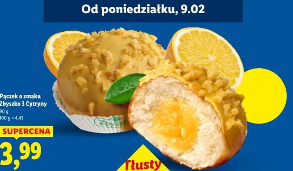 Pączek o smaku Zbyszko 3 Cytryny