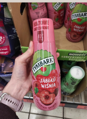 Koncentraty Tymbark jabłko wiśnia