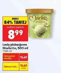 Lody pistacjowe Marletto