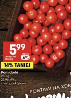 Pomidoriki cherry, daktylowe