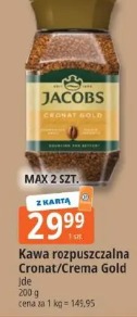 Kawa rozpuszczalna Cronat/Crema Gold Jacobs