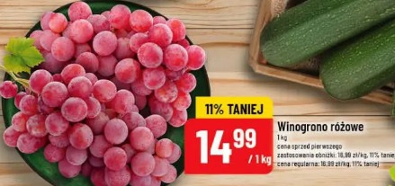 Winogrono różowe