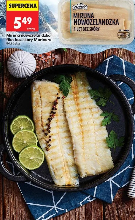 Miruna nowozelandzka, filet bez skóry Marinero