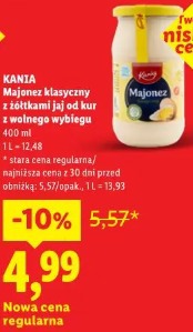 Kania Majonez klasyczny z żółtkami jaj od kur z wolnego wybiegu