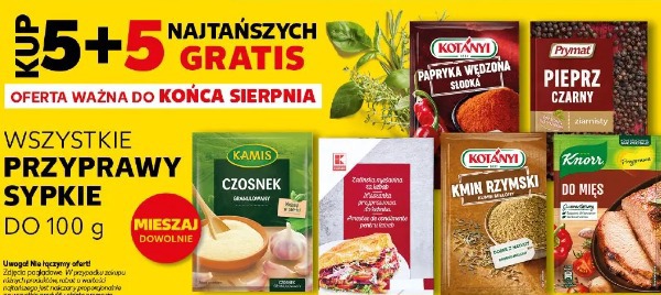 Wszystkie przyprawy sypkie do 100 g