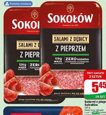 Salami z pieprzem Sokołów