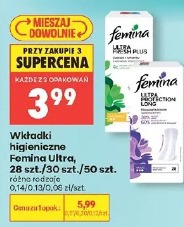 Wkładki higieniczne Femina Ultra, 28 szt./30 szt./50 szt.