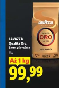 Lavazza Qualità Oro, kawa ziarnista