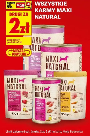 Maxi Natural karmy