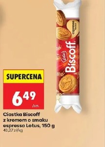 Ciastka Biscoff z kremem o smaku espresso Lotus
