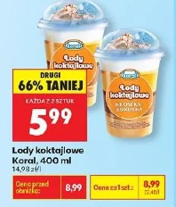 Lody koktajlowe Koral