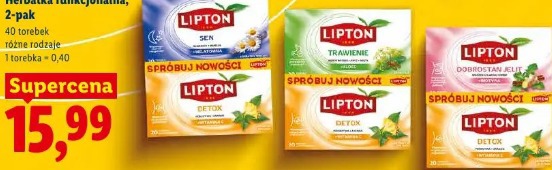 Lipton Herbatka funkcjonalna, 2-pak