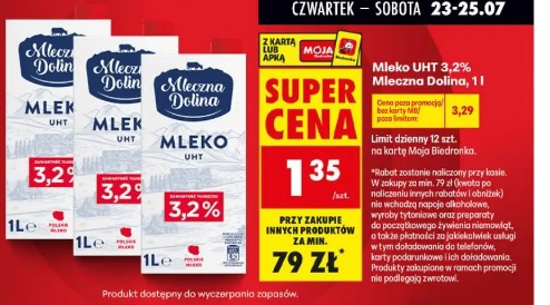 Mleko UHT 3,2% Mleczna Dolina