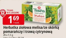 Herbatka ziołowa melisa/ze skórką pomarańczy i trawą cytrynową Tisea