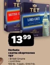 Herbata czarna ekspresowa TET