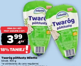 Twaróg półtłusty Miletto
