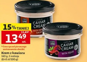 Krem z kawiorem Capelin caviar cream with squid