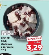 Filety śledziowe z żurawiną Lisner