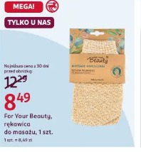 For Your Beauty, rękawica do masażu, 1 szt.