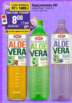 Napój aloesowy OKF Farmer's Aloe Vera