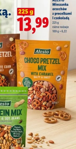 Alesto Mieszanka orzechów z precelkami i czekoladą