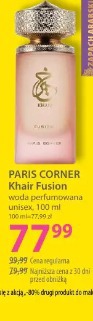 Paris Corner Khair Fusion woda perfumowana unisex