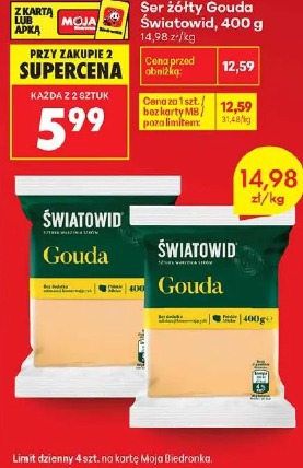 Ser żółty Gouda Światowid